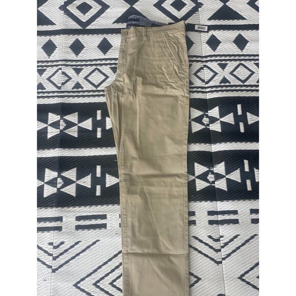 American Tall Men's Carman TAPERED Chinos in Desert Khaki size 38/34 - Picture 1 of 6